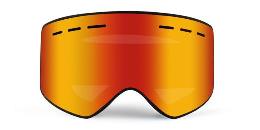 Matrix Blackcomb Prescription Ski and Snowboard Goggles Red - Dual Anti Fog Lenses - Impact Resistance and Magnetic Interchangeable Lenses 