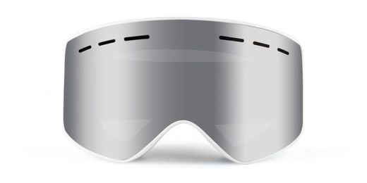 Matrix Blackcomb Prescription Ski and Snowboard Goggles Silver - Dual Anti Fog Lenses - Impact Resistance and Magnetic Interchangeable Lenses 
