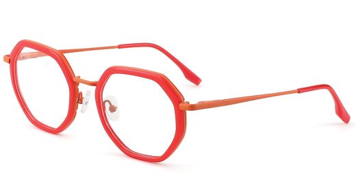Elena Prescription Eyeglasses Red
