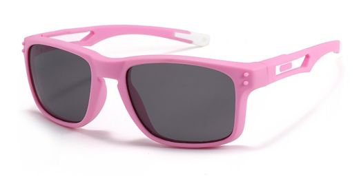 Noah Pink Prescription Sports Goggles For Kids - Bendable Impact Resistant  - Youth Soccer, Football, Basketball, Baseball Glasses 