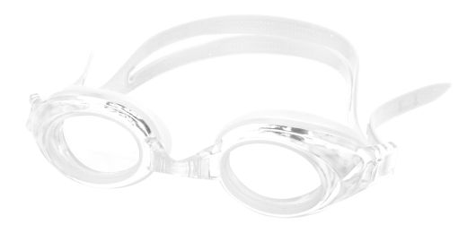 Pismo Prescription Swimming Goggle - Clear Swimming Glasses - Nose Clip, Ear Plugs and Watertight Case Included