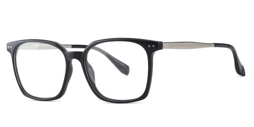 Savannah Prescription Eyeglasses black silver
