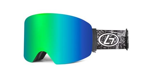 Matrix SilverStar Prescription Ski and Snowboard Goggles Green - Dual Layer Anti Fog Lenses - Impact Resistance and UV Blocking Lenses
