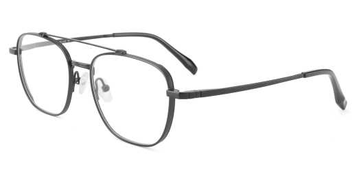 Garland Pure Titanium Prescription Eyeglasses Black - Spring Hinge Glasses