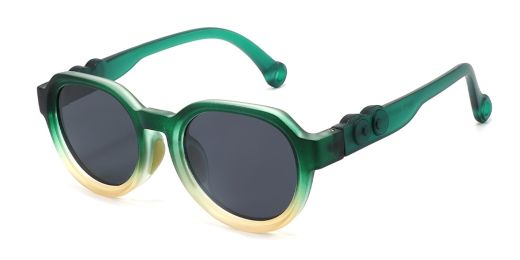 Elijah Green RX Sunglasses For Youth - Kids Friendly Impact Resistant   - Boys and Girls Prescription Eyeglasses 