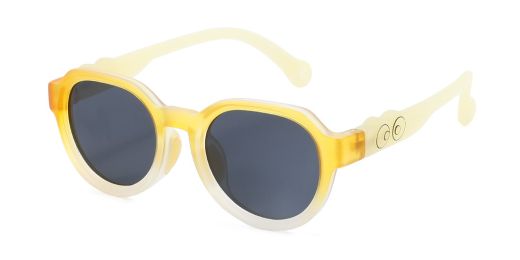 Elijah Yellow RX Sunglasses For Youth - Kids Friendly Impact Resistant   - Boys and Girls Prescription Eyeglasses 