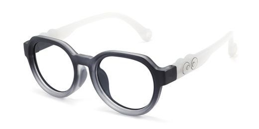 Elijah Black RX Glasses For Youth - Kids Friendly Impact Resistant   - Boys and Girls Prescription Eyeglasses 