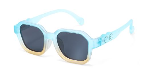 Oliver Light Blue RX Sunglasses For Youth - Kids Friendly Impact Resistant   - Boys and Girls Prescription Eyeglasses 