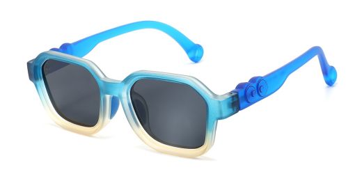 Oliver Blue RX Sunglasses For Youth - Kids Friendly Impact Resistant   - Boys and Girls Prescription Eyeglasses 