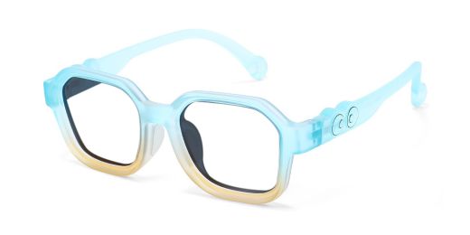 Oliver Light Blue RX Glasses For Youth - Kids Friendly Impact Resistant   - Boys and Girls Prescription Eyeglasses 