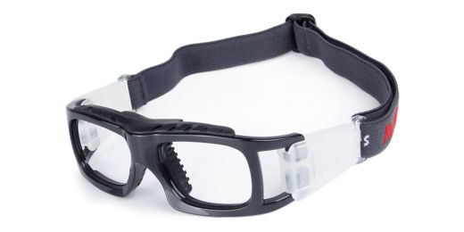 Creston Prescription Sports Goggles Black--  Baseball, Soccer,  Basketball and Football Glasses