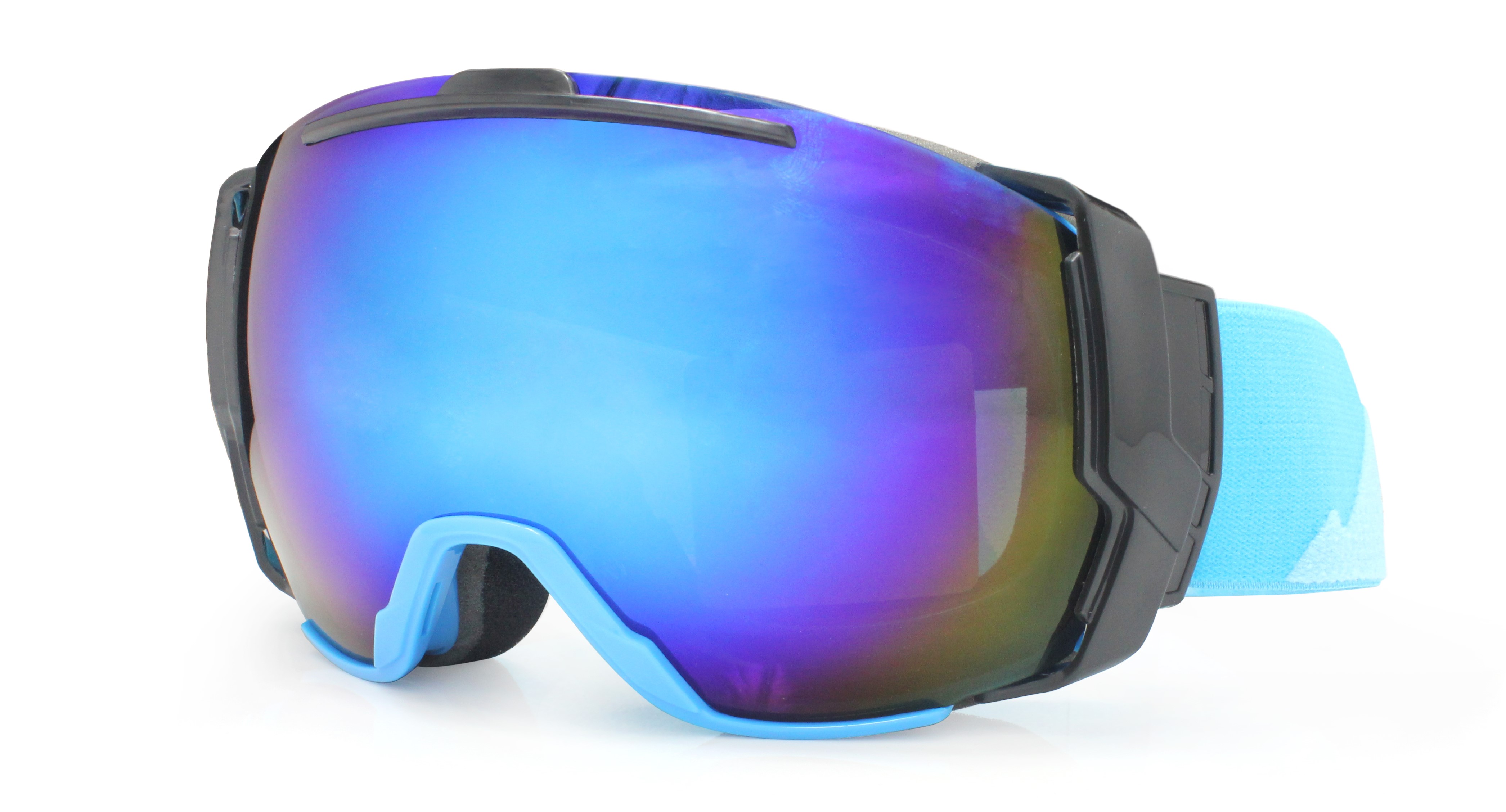 Fusion Keystone Prescription Ski and Snowboard Goggles Blue